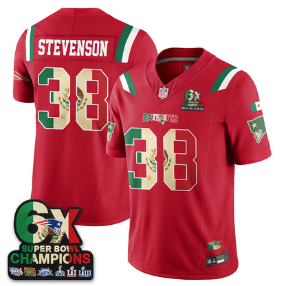 New England Patriots Mexico Edition Vapor Jersey - Stitched