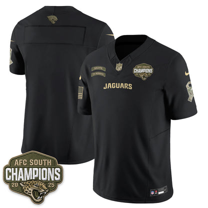 Jacksonville Jaguars 2026 Salute to Service V2 Vapor Jersey - Stitched