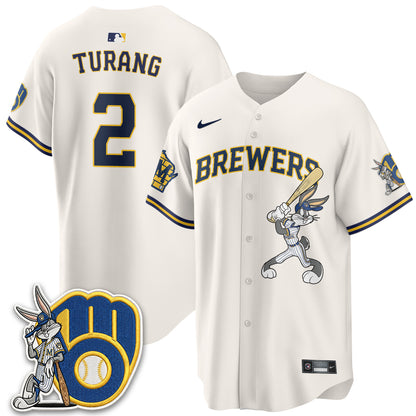 Milwaukee Brewers Bunny Edition Vapor Jersey - Stitched N1