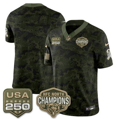 Chicago Bears 2026 Salute to Service Edition Vapor Jersey - Stitched (2)