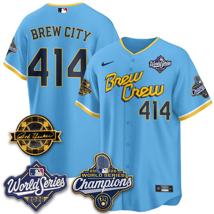 MIL 2026 WS Champions - Bob Patch Vapor Edition - Stitched-NQD (NAV9)