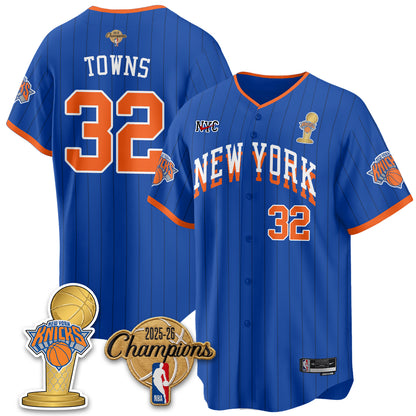 New York Knicks 2026 NBA Champions Vapor Jersey - Stitched