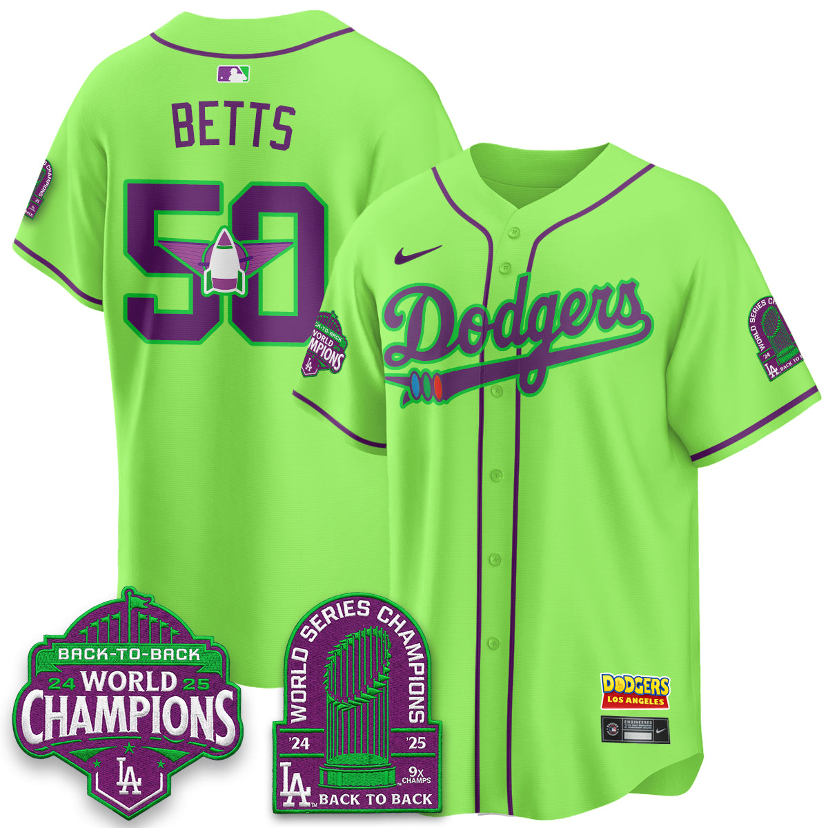 Los Angeles Dodgers 2026 Space Ranger Vapor Limited Jersey - Stitched