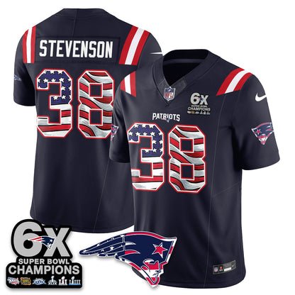 New England Patriots America Edition Vapor Jersey V2- Stitched