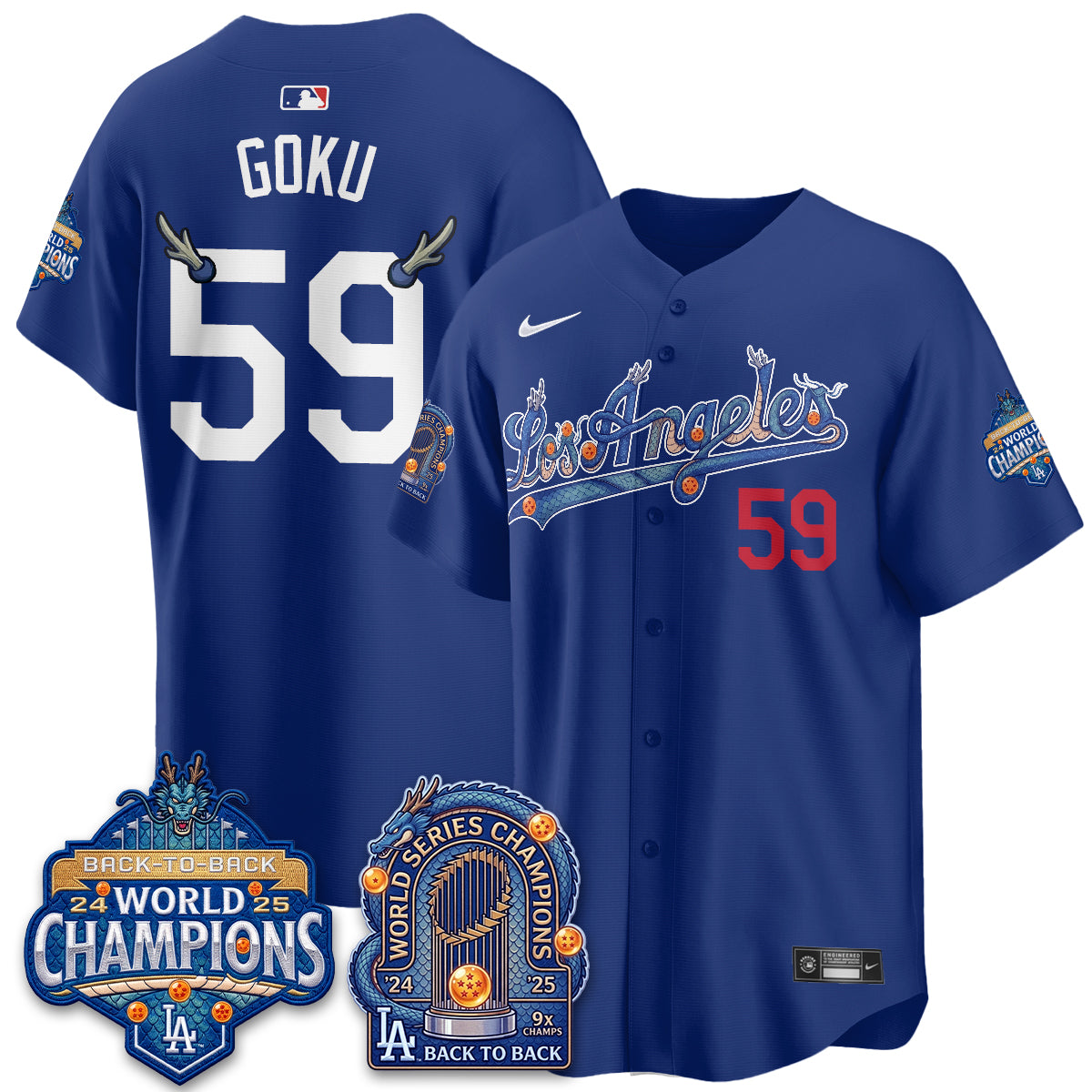 Los Angeles Dodgers x DB Night 2026 Vapor Jersey - Stitched