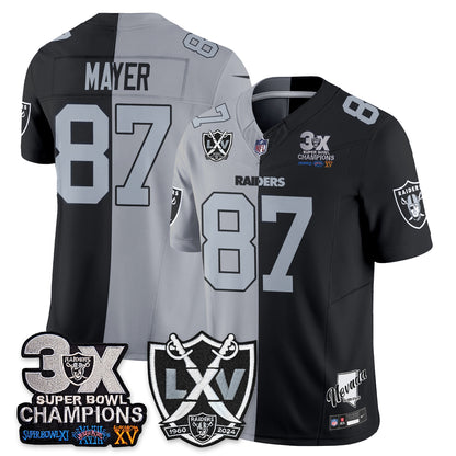 Las Vegas Raiders Split Edition Vapor Jersey V2- Stitched
