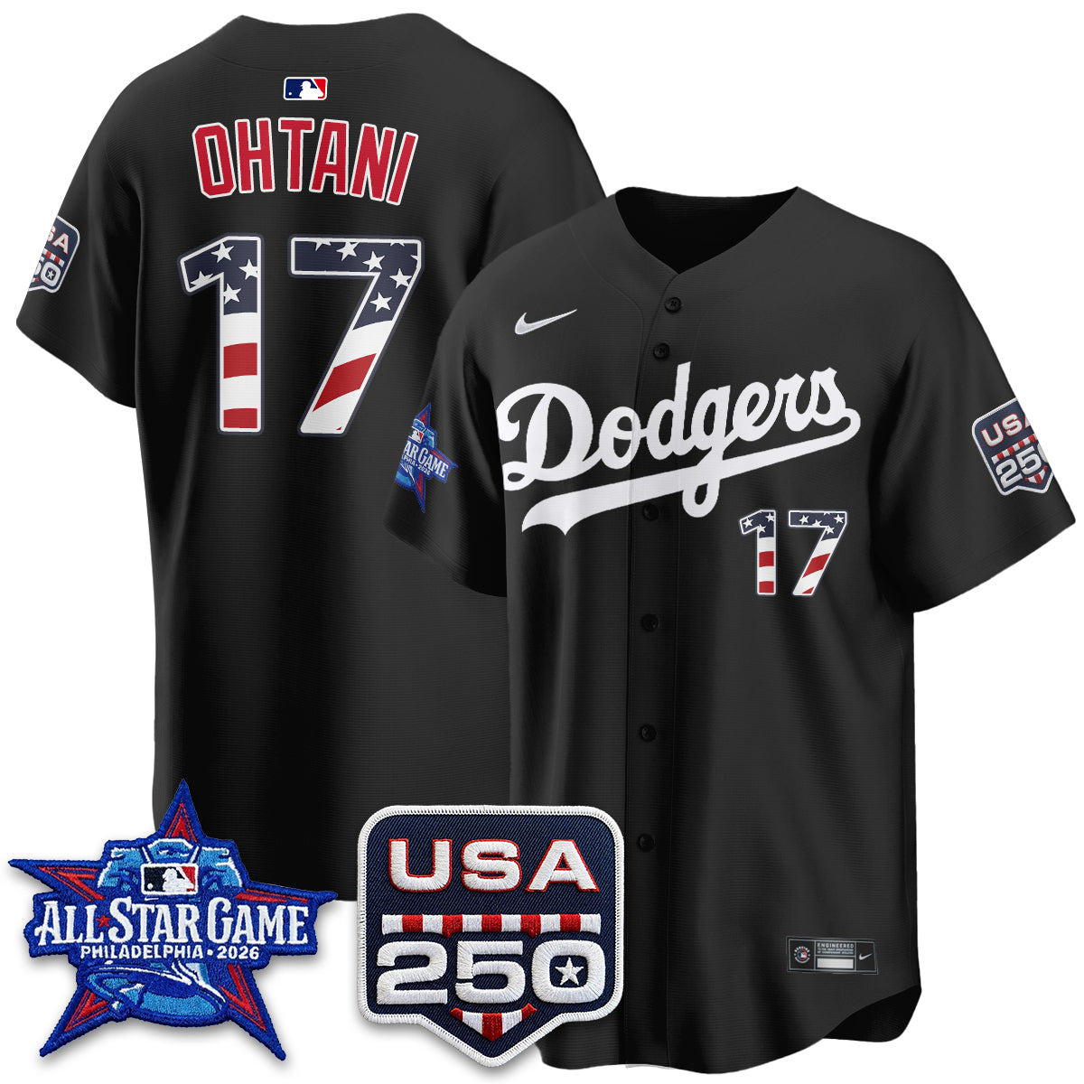 Los Angeles Dodgers 2026 All Star Edition Vapor Jersey- Stitched