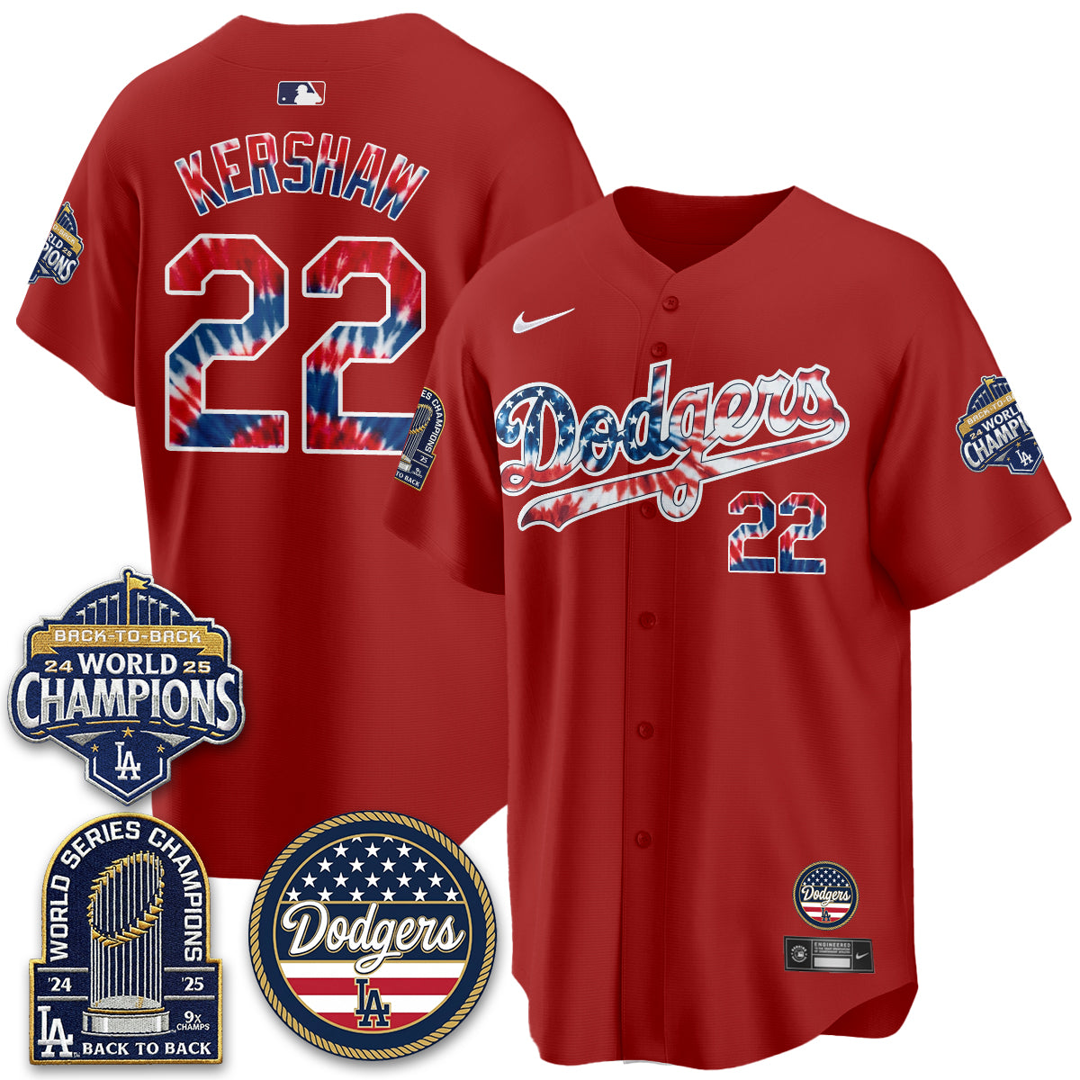 Los Angeles Dodgers Americana 2026 Vapor Limited Jersey - Stitched