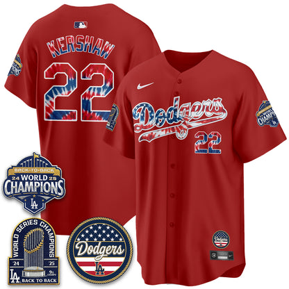 Los Angeles Dodgers Americana 2026 Vapor Limited Jersey - Stitched