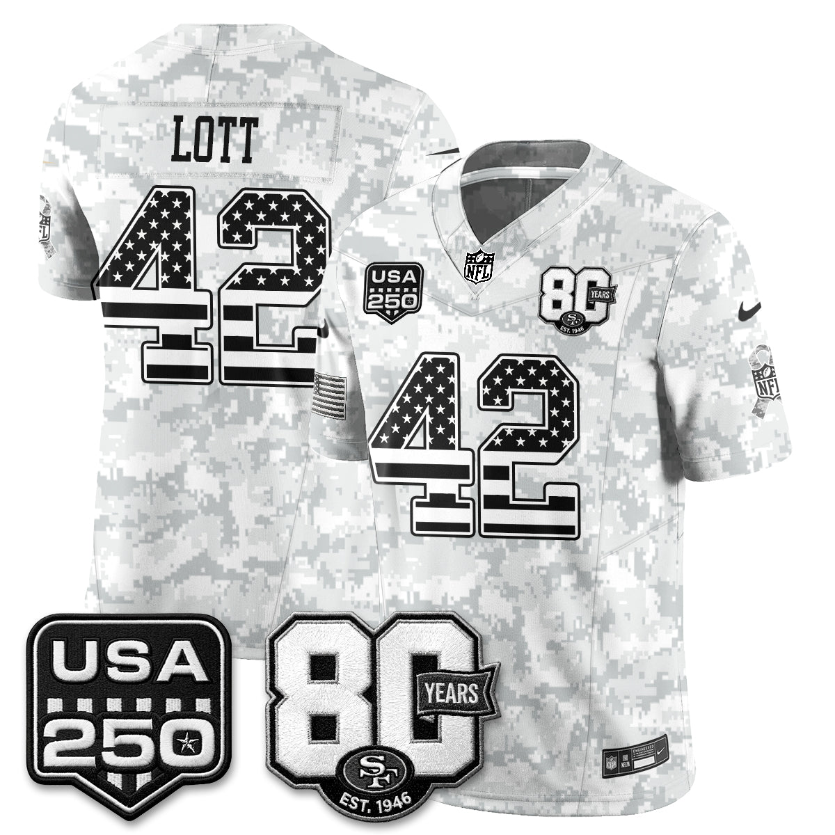 San Francisco 49ers 2026 Salute to Service Edition Vapor Jersey - Stitched-NQD