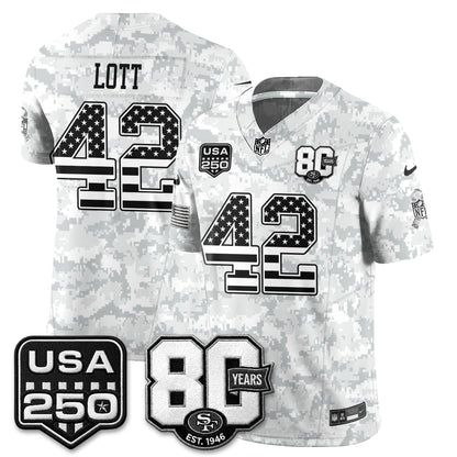 San Francisco 49ers 2026 Salute to Service Edition Vapor Jersey - Stitched-NQD