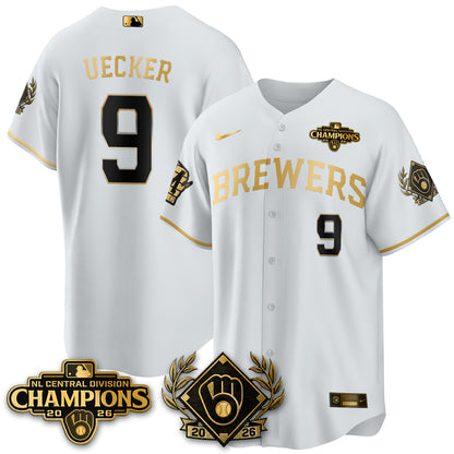 Milwaukee Brewers 2026 NL Division Champs Vapor Jersey - Stitched