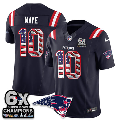 New England Patriots America Edition Vapor Jersey V2- Stitched