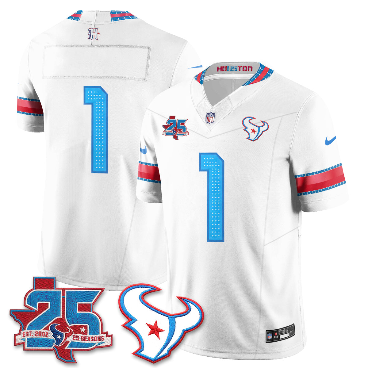 Houston Texans 2026 Rivalries Vapor Jersey - Stitched (7)