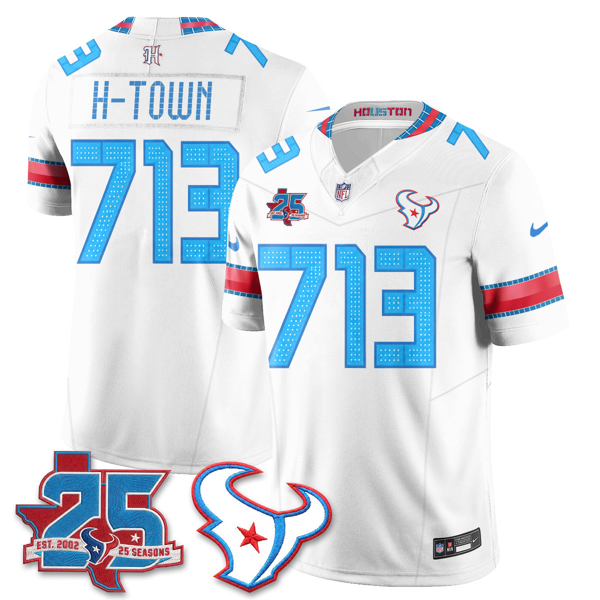 Houston Texans 2026 Rivalries Vapor Jersey - Stitched (7)