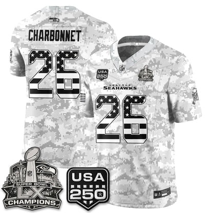 Seattle Seahawks 2026 Salute to Service Edition Vapor Jersey - Stitched-NQD