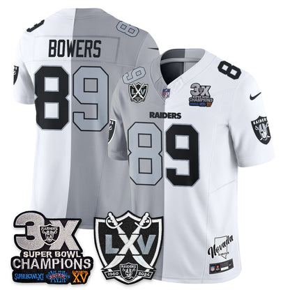 Las Vegas Raiders Split Edition Vapor Jersey V2- Stitched