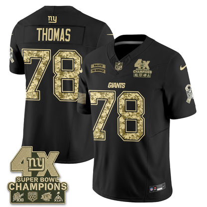 New York Giants 2026 Salute To Service V2 Vapor Jersey - Stitched