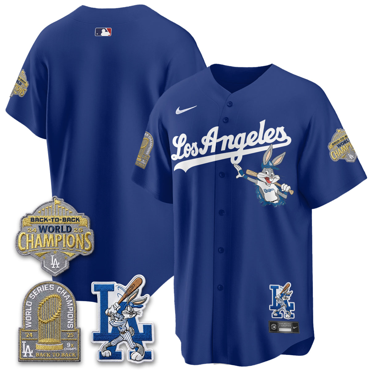 Los Angeles Dodgers Bunny Vapor Limited Jersey - All Stitched