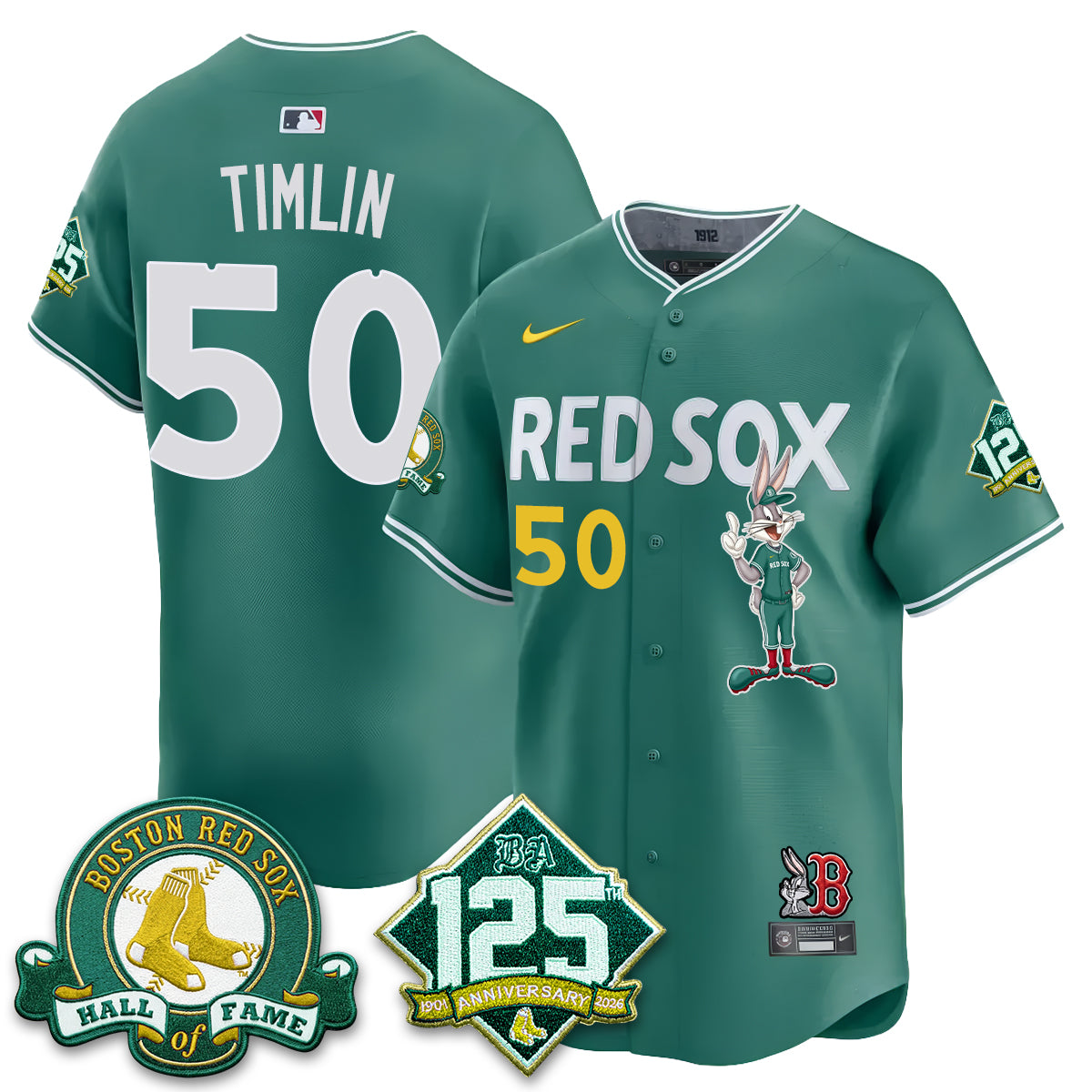 Boston Red Sox x Bunny Vapor Premier Limited Jersey - Stitched