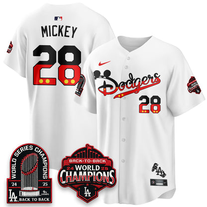 Los Angeles Dodgers x Mouse Vapor Limited Jersey- Stitched