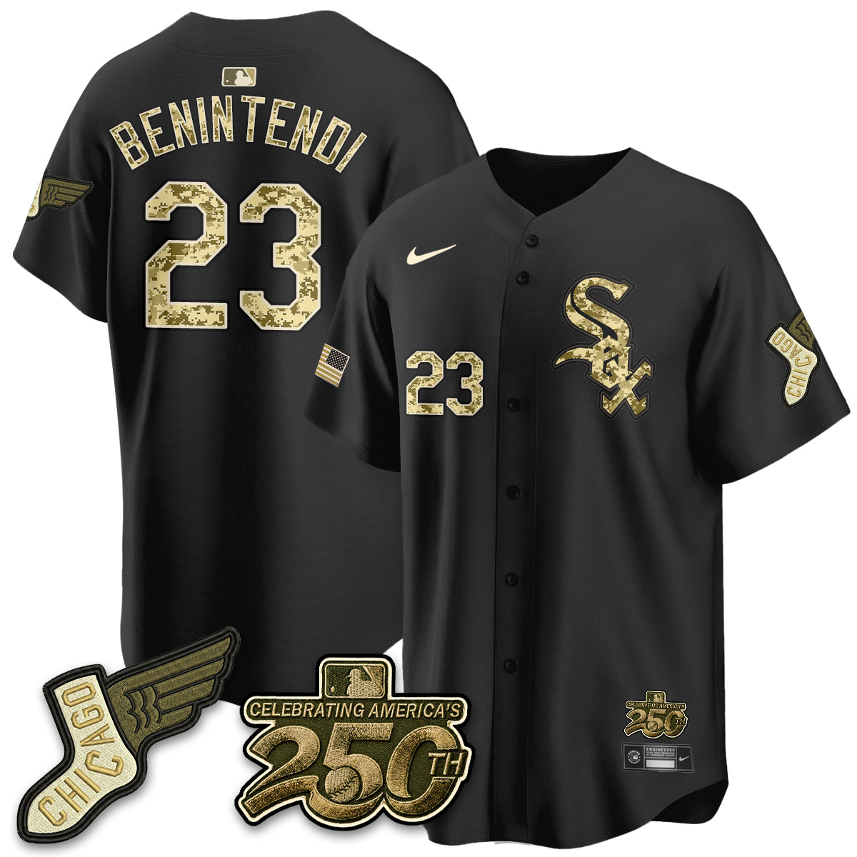 Chicago White Sox Armed Force Day 2026 Vapor Limited Jersey - Stitched