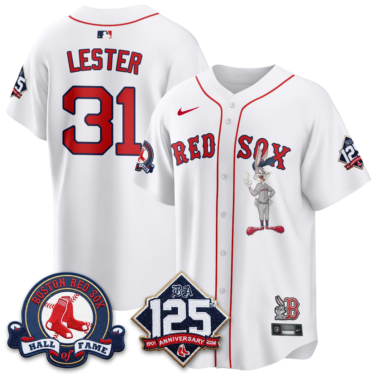 Boston Red Sox x Bunny Vapor Premier Limited Jersey - Stitched