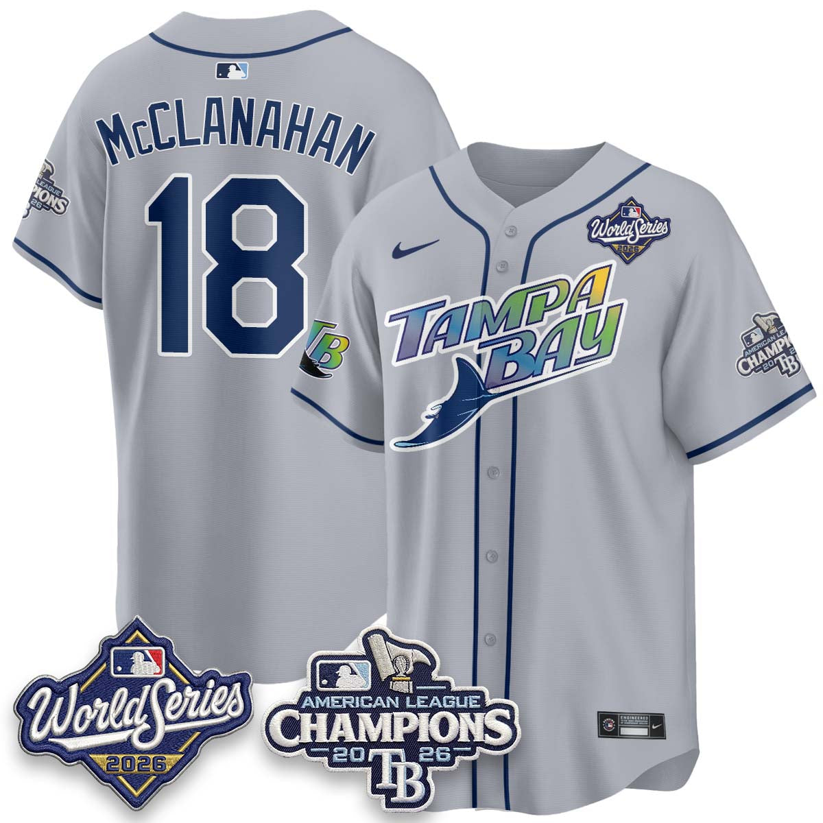 TB 2026 AL Champions Vapor Jersey - Stitched-NQD