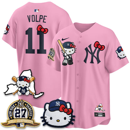 New York Yankees Meow KT 2026 Vapor Limited Jersey - All Stitched