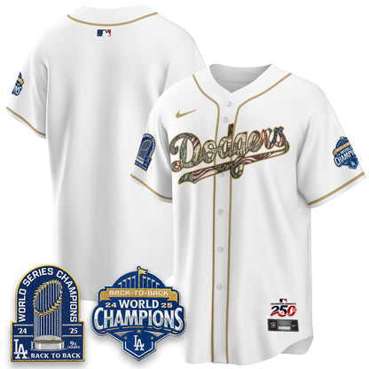 Los Angeles Dodgers 2026 Independence Day USA Vapor Limited Jersey - Stitched