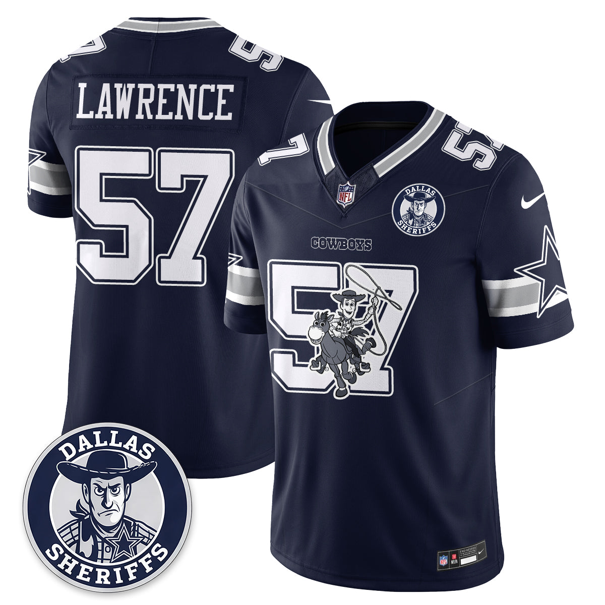 Dallas Cowboys x Toy Cowboy Edition Vapor Jersey - Stitched