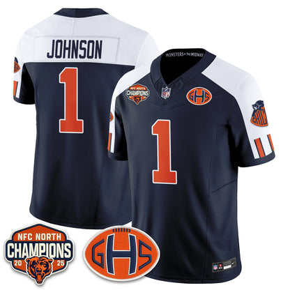 Chicago Bears 2026 Rivalries Split Edition Vapor Jersey - Stitched
