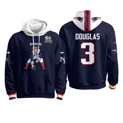 New England Patriots Minuteman Edition Hoodie - Stitched