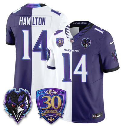 Baltimore Ravens The Next Flight Split Vapor Jersey - Stitched
