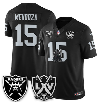 Las Vegas Raiders x Dark Lord Edition Vapor Jersey - Stitched