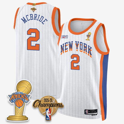 New York Knicks 2026 Basketball Champions Vapor Jersey - Stitched