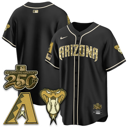 Arizona Diamondbacks Salute to Service 2026 Vapor Premier Limited Jersey - All Stitched