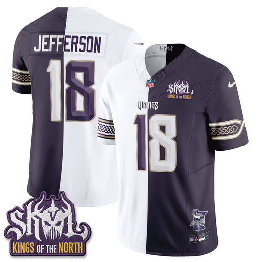 Minnesota Vikings 2026 Rivalries Split V2 Vapor Jersey - Stitched-NQD