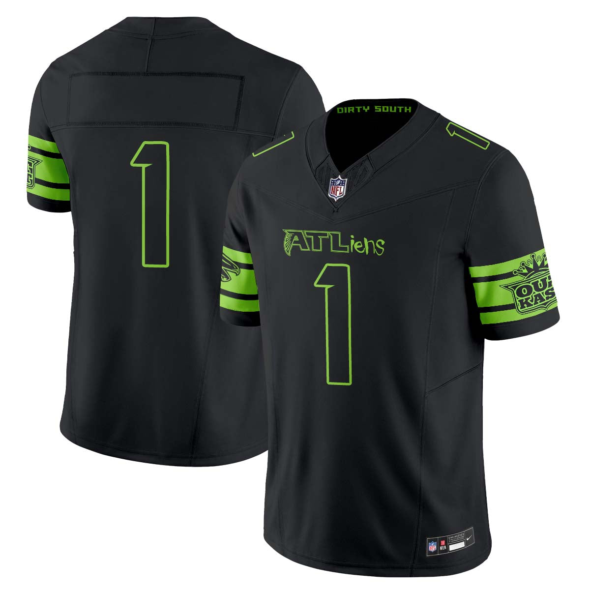Atlanta Falcons 30th Anniversary ATLiens Vapor Jersey - Stitched-NQD