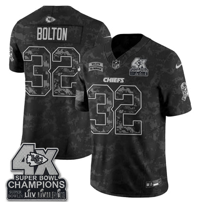 Kansas City Chiefs 2026 Salute to Service Vapor Jersey V2- Stitched