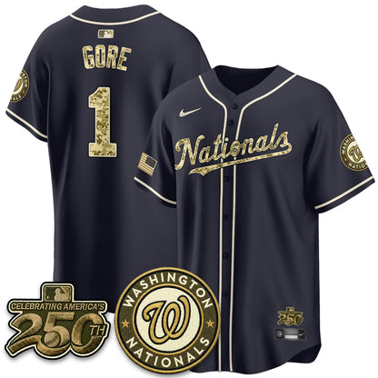 Washington Nationals Armed Force Day 2026 Vapor Limited Jersey - Stitched