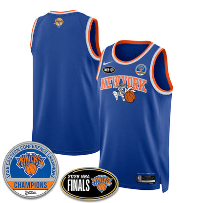 New York Knicks 2026 NBA Eastern Conference Champions x Bunny Vapor Jersey - Stitched