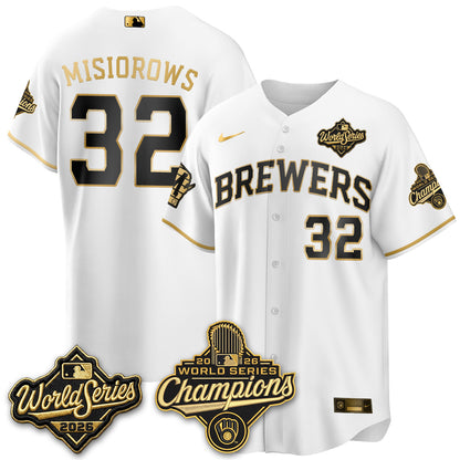 Milwaukee Brewers 2026 WS Champions Vapor Jersey - Stitched