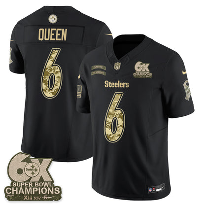 Pittsburgh Steelers 2026 Salute to Service Edition Vapor Jersey V3- Stitched-NQD