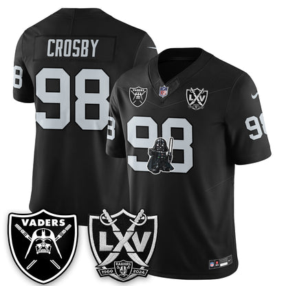 Las Vegas Raiders x Dark Lord Edition Vapor Jersey - Stitched