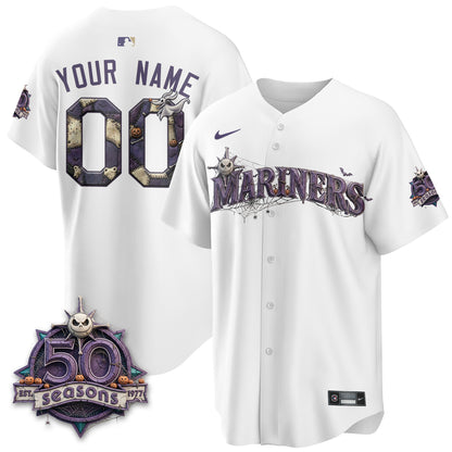Seattle Mariners Nightmare Edition Vapor Limited Custom Jersey - Printed