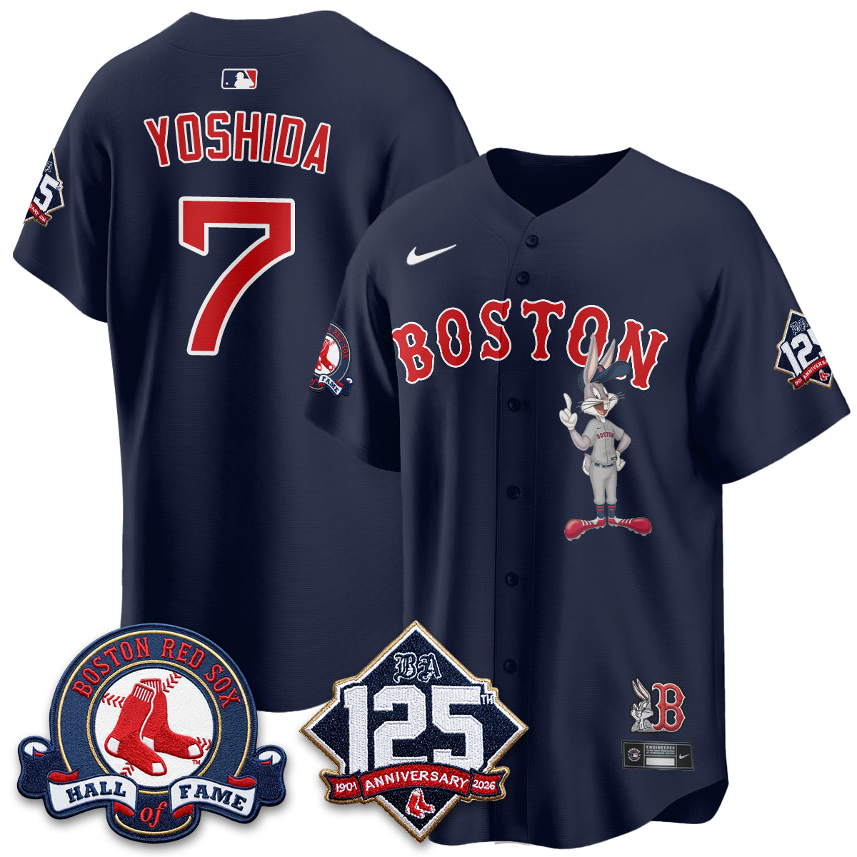 Boston Red Sox x Bunny Vapor Premier Limited Jersey - Stitched