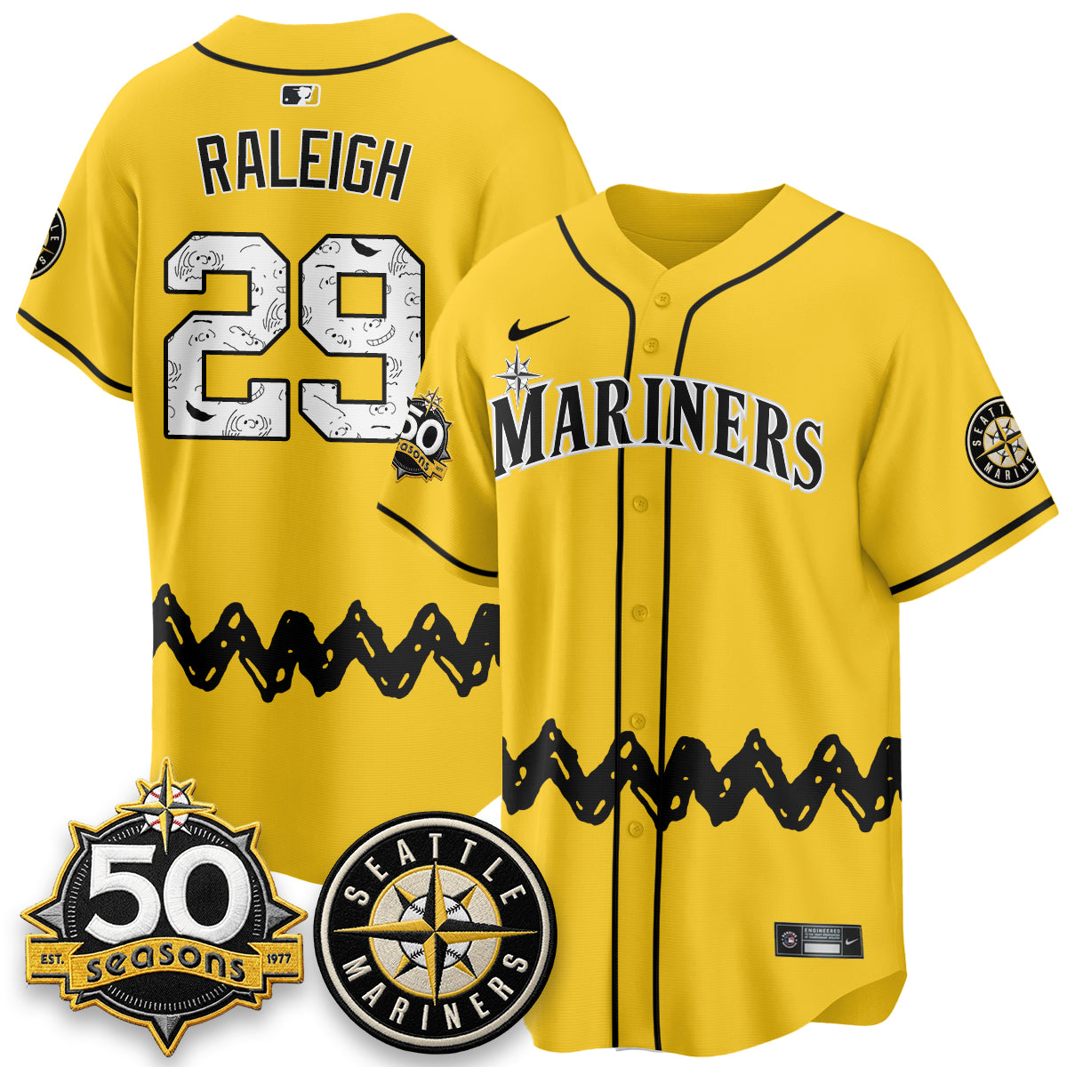Seattle Mariners x P-Nuts Vapor Limited Jersey - Stitched