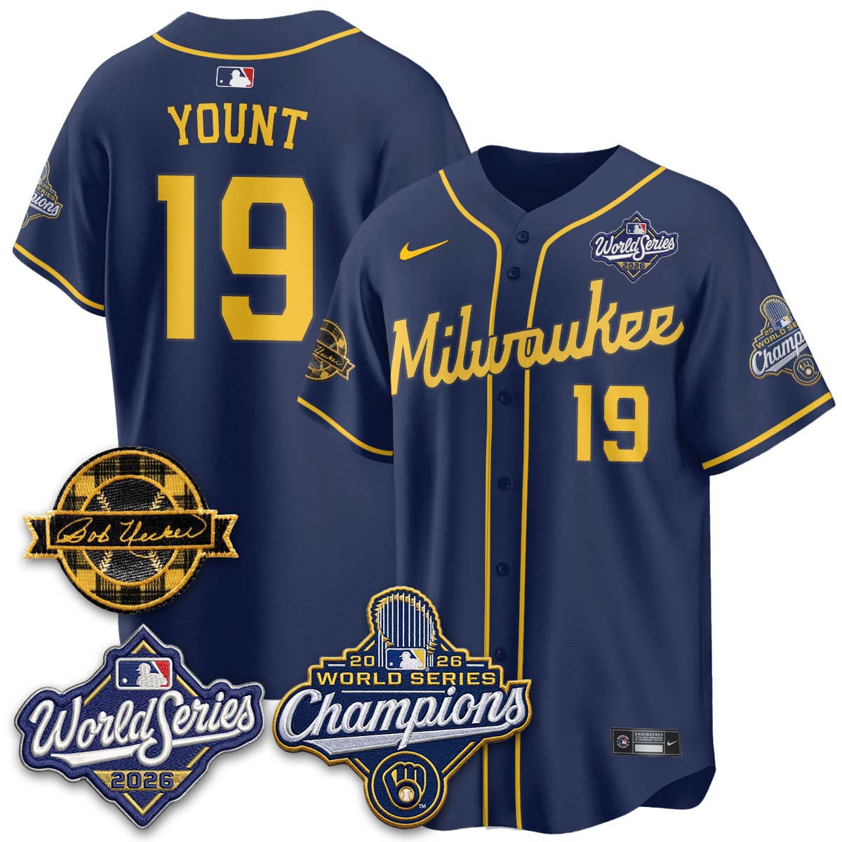 MIL 2026 WS Champions - Bob Patch Vapor Edition - Stitched-NQD (NAV9)