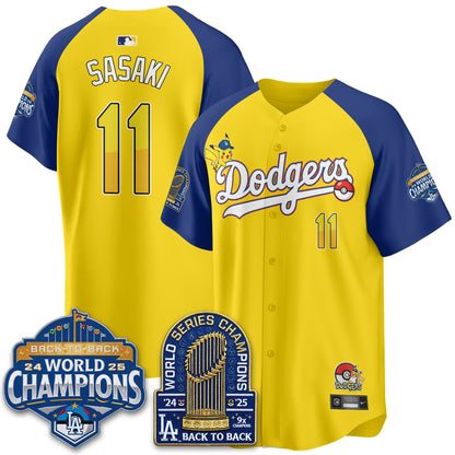 Los Angeles Dodgers x PKM 2026 Vapor Jersey - Stitched